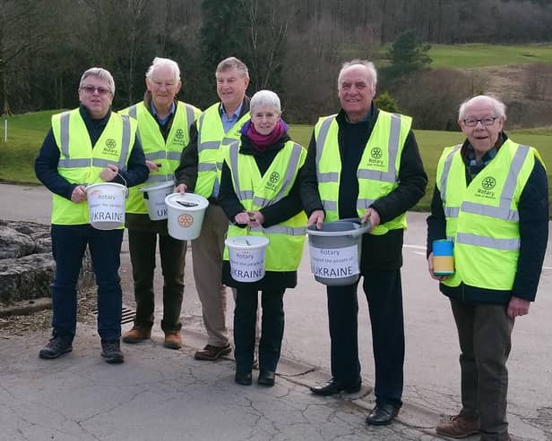 Buxton Rotary Club recently held a street collection for the Ukraine appeal