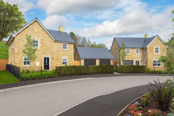 003 BM - A typical Street Scene at Barratt Homes' Heathfield Nook in Buxton