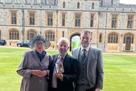 Tony Hood from Edale Mountain Rescue Team has been awarded an MBE in the first honour's given out by King Charles. Photo EMRT