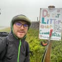 Luke Cook has raised nearly £3,000 for the Kinder Mountain Rescue Team through a litter pick.
