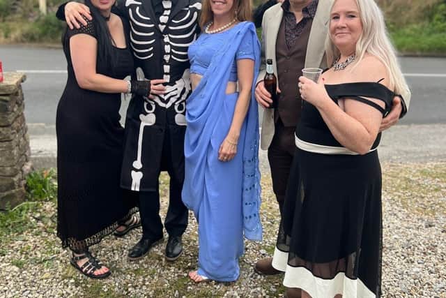 Gig in't Garage - a fancy dress charity night returns to Disley for the eighth year. with an Allo Allo theme. Photo of last year's 007 night. Photo submitted