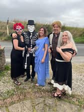 Gig in't Garage - a fancy dress charity night returns to Disley for the eighth year. with an Allo Allo theme. Photo of last year's 007 night. Photo submitted