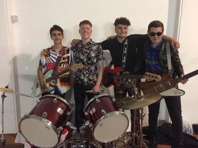 Alfie Cubitt, Theo Cubitt, Dominic Cusco and Isaac Parsons make up the band Tidal
