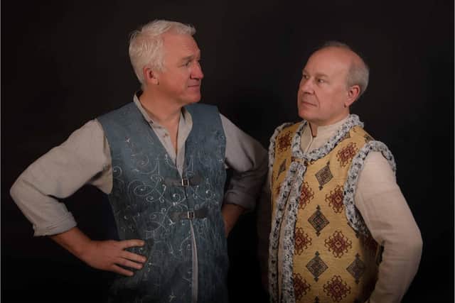 Gerard Fletcher and John Conway play Sirs Henry and Richard.