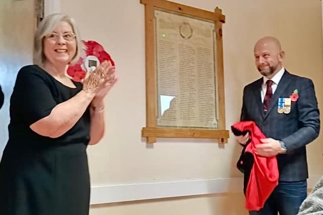 New home for Harpur Hill Roll of Honour for WW2 soldiers
