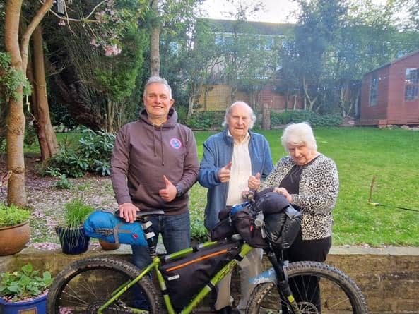 Andrew Brown of Whaley Bridge will be cycling The Great North Trail to help raise donations and awareness for Chapel Mobile Physio, a charity that delivers physiotherapy treatment to the elderly in the local area.