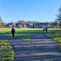 A new path has been completed across Temple Fields