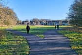 A new path has been completed across Temple Fields