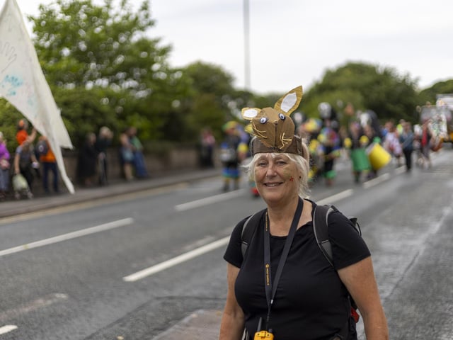 The Two Left Hands parade section