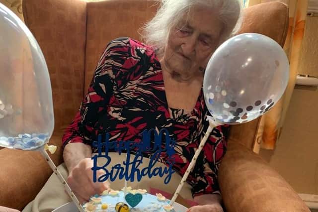 Hazel Deaville celebrates her 100th birthday