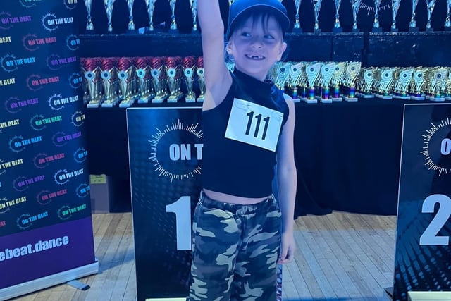 Phoebe age 6 wins 1st place