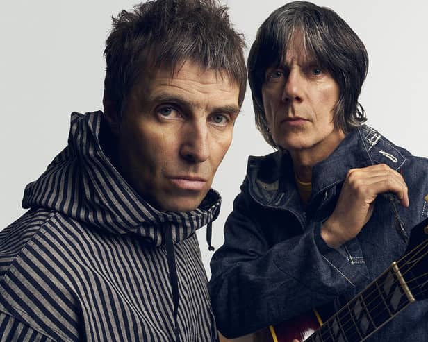 Liam Gallagher and John Squire. Picture: Tom Oldham