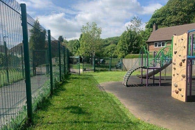 The play area in Harpur Hill