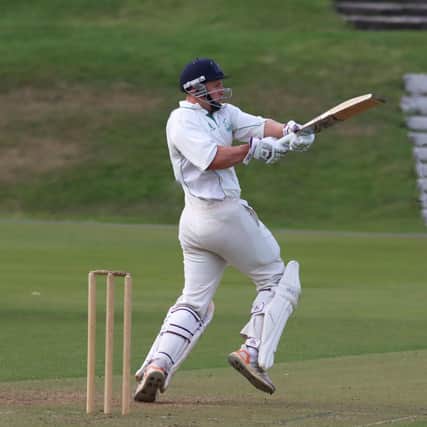 Ben Marsden on his way to 87 not out