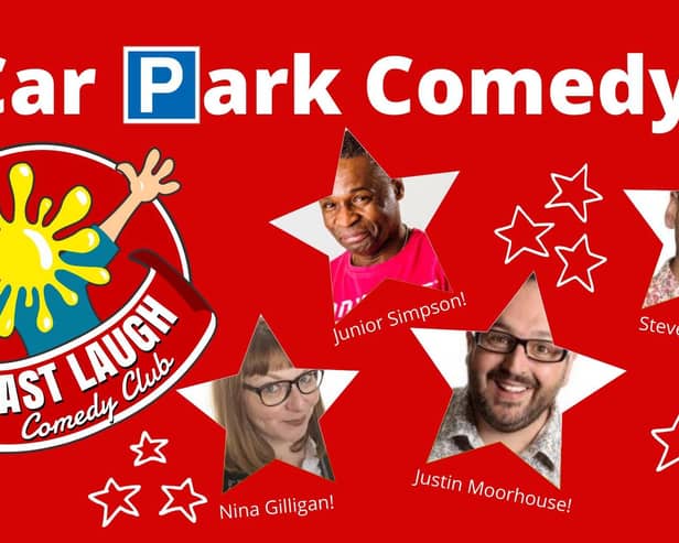 FlyDSA Arena car park will host the Last Laugh Comedy Club show.
