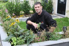 Sean Gregory is up for a top national award for his landscape gardening. Photo Jason Chadwick