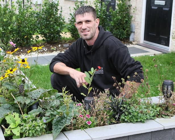 Sean Gregory is up for a top national award for his landscape gardening. Photo Jason Chadwick
