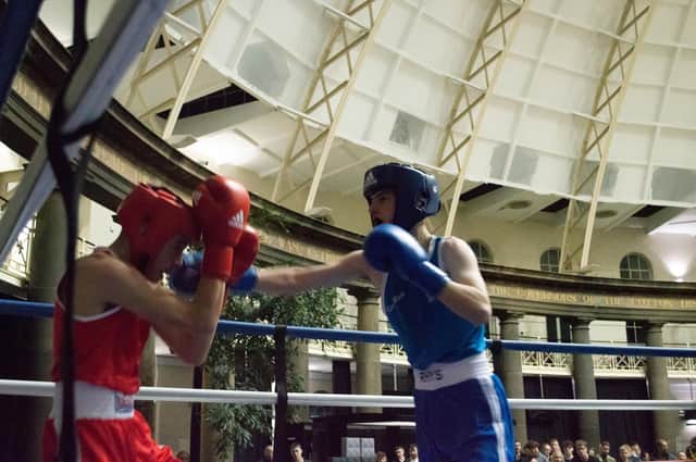 Action from Buxton Amateur Boxing Club's annual show, which attracted lots of fans and fighters.