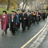 A previous University of Derby Buxton graduation