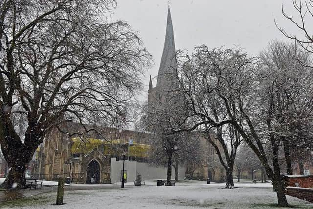 Snow in Derbyshire