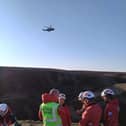 Edale Mountain Rescue attended an incident on the Derwent moors following a request from the duty leader of the Woodhead Mountain Rescue Team.