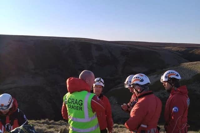 Edale Mountain Rescue attended an incident on the Derwent moors following a request from the duty leader of the Woodhead Mountain Rescue Team.