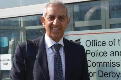 Hardyal Dhindsa, Derbyshire's Police and Crime Commissioner. 
