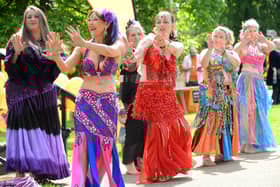 Belly Dance Flames at Fringe Sunday 2019. Photo by David Upcott
