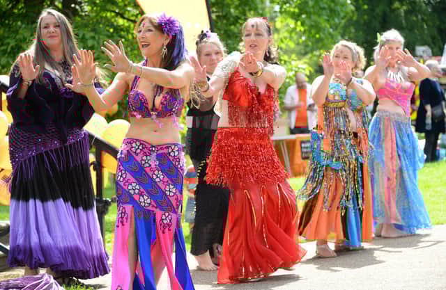 Belly Dance Flames at Fringe Sunday 2019. Photo by David Upcott