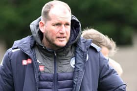 Buxton manager Steve Cunningham is taking it one game at a time. His side are two clear at the top with five to go.