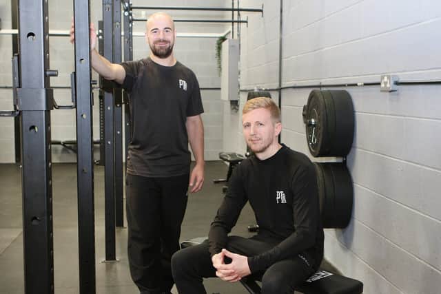 David Della Cioppa and Callum Sully of the PT Corner Gym which has been named best in the county