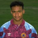 Martin Carruthers at the start of his career with Aston Villa.