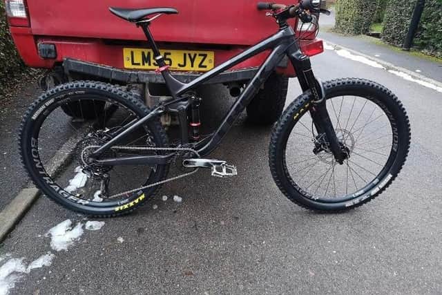 One of the two bikes which was stolen from an address in Hope on Saturday.