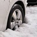 Derby Mountain Rescue was called to help a young couple who had been stuck in their car in the snow for more than 20 hours near Longnor. Stock image