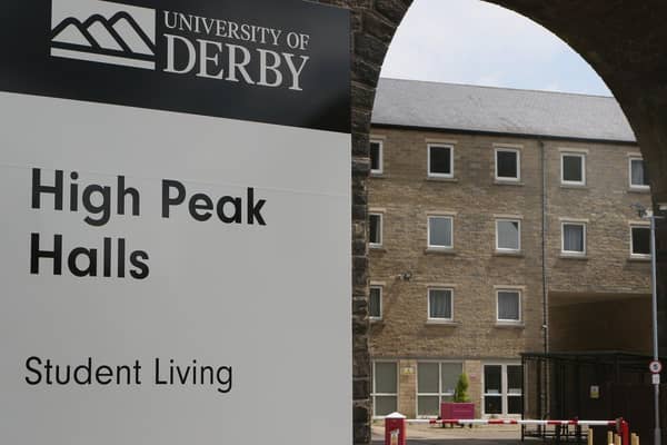 The University of Derby's Halls of Residence are not being used for asylum accommodation and have been vacant since 2019.