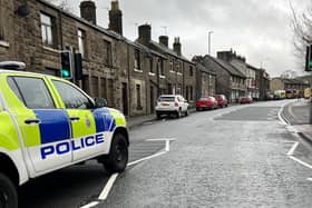 London Road in Buxton where an ongoing police incident is taking place. Picture Buxton SNT