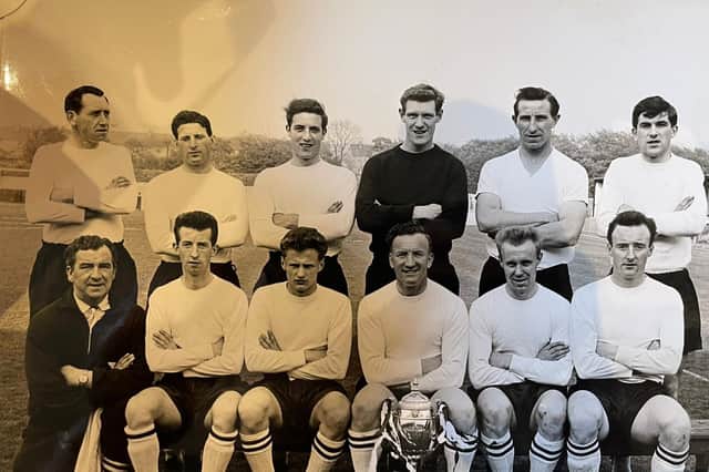 The Buxton FC team the last time the club played in the FA Cup first round.