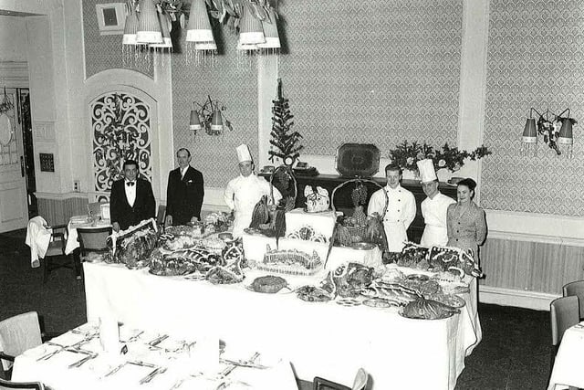 Christmas Day  at St Anne's Hotel in 1958