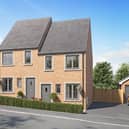 CGI representation of the new homes