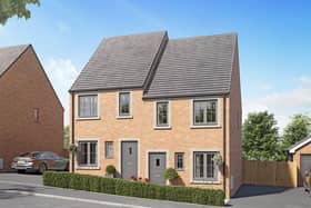 CGI representation of the new homes