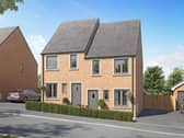 CGI representation of the new homes