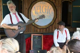 Whaley Wharf Weekend, The Magic Lantern story tellers entertaing young and old. Pic Jason Chadwick