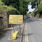 Resurfacing works in Whaley Bridge. Pic Cllr Ruth George