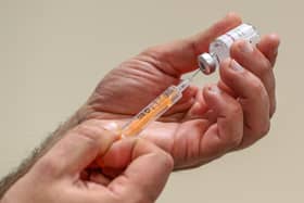 Nearly two-thirds of people in High Peak have received two doses of a Covid-19 vaccine, figures reveal.