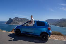 Charles Wright, known as Chaz, has completed a mammoth road trip of 25,000 miles through 24 countries along the west coast of Africa – a world’s away from life in Bennetston Hall near Buxton where he grew up.