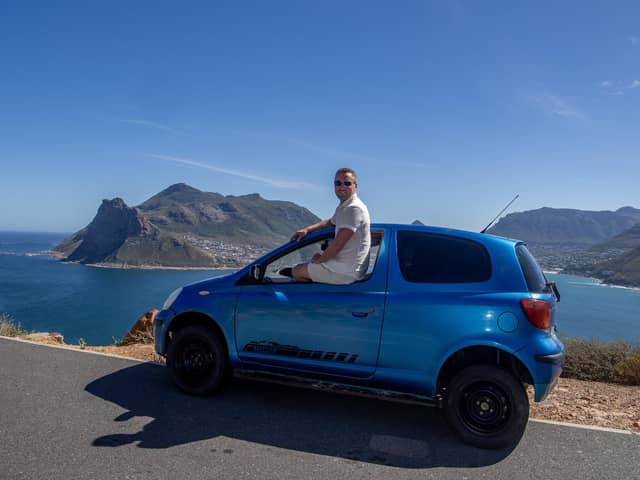 Charles Wright, known as Chaz, has completed a mammoth road trip of 25,000 miles through 24 countries along the west coast of Africa – a world’s away from life in Bennetston Hall near Buxton where he grew up.