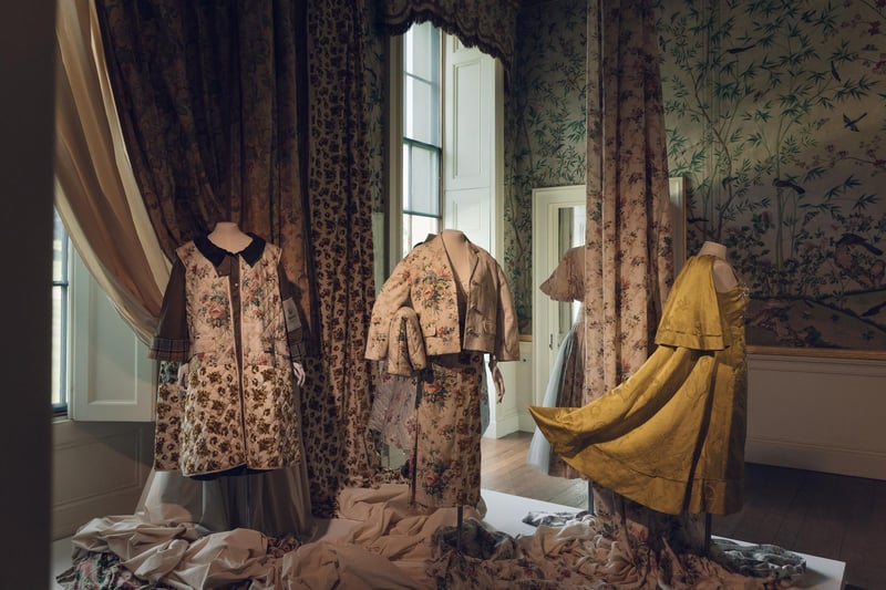 The styling of the dresses and jackets are inspired by the clothes that Duchess Deborah chose to wear.