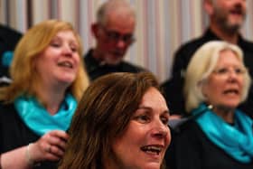BCC rehersals for Singing Up a Storm