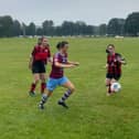 Action from the Duffield v Buxton game.