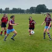 Action from the Duffield v Buxton game.
